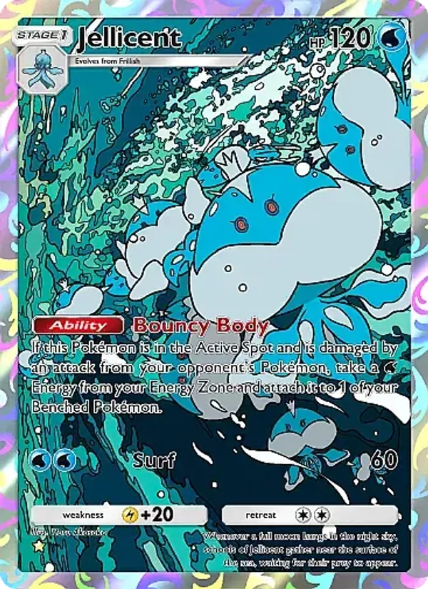 Jellicent - Mega Rising Pokemon Card
