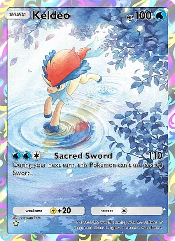 Keldeo - Mega Rising Pokemon Card