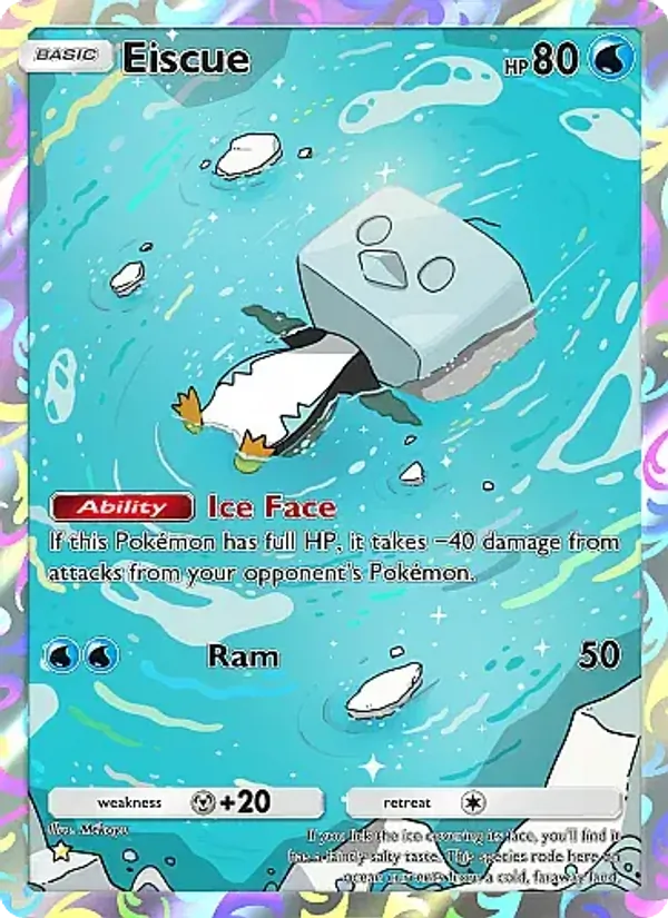 Eiscue - Mega Rising Pokemon Card