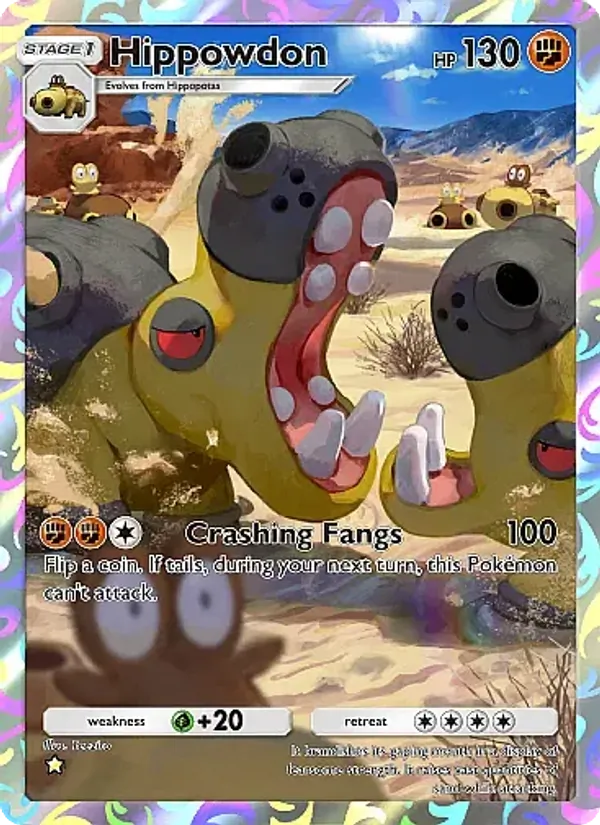 Hippowdon - Mega Rising Pokemon Card