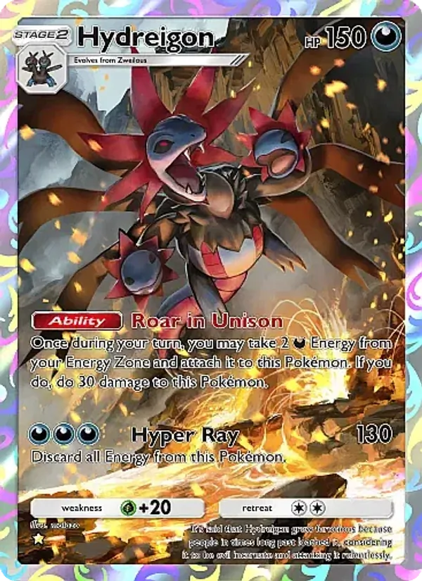 Hydreigon - Mega Rising Pokemon Card