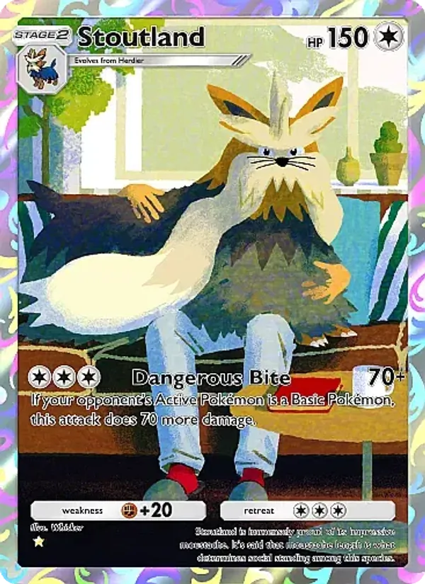 Stoutland - Mega Rising Pokemon Card