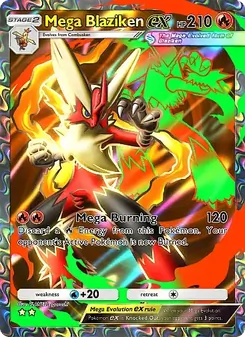 Mega Blaziken ex - Mega Rising
