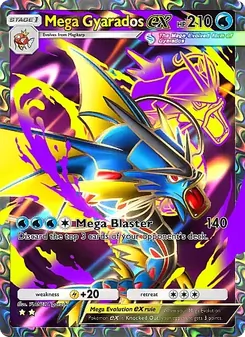 Mega Gyarados ex - Mega Rising
