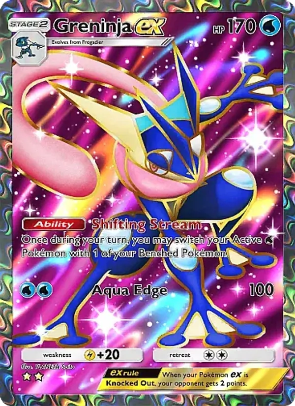 Greninja ex - Mega Rising Pokemon Card