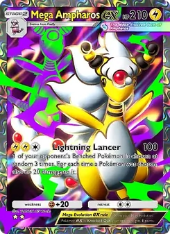 Mega Ampharos ex - Mega Rising