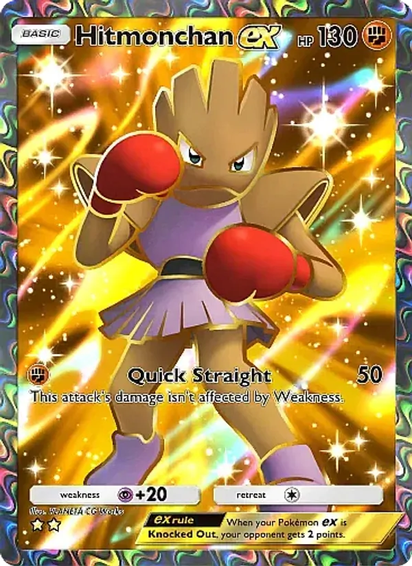 Hitmonchan ex - Mega Rising Pokemon Card