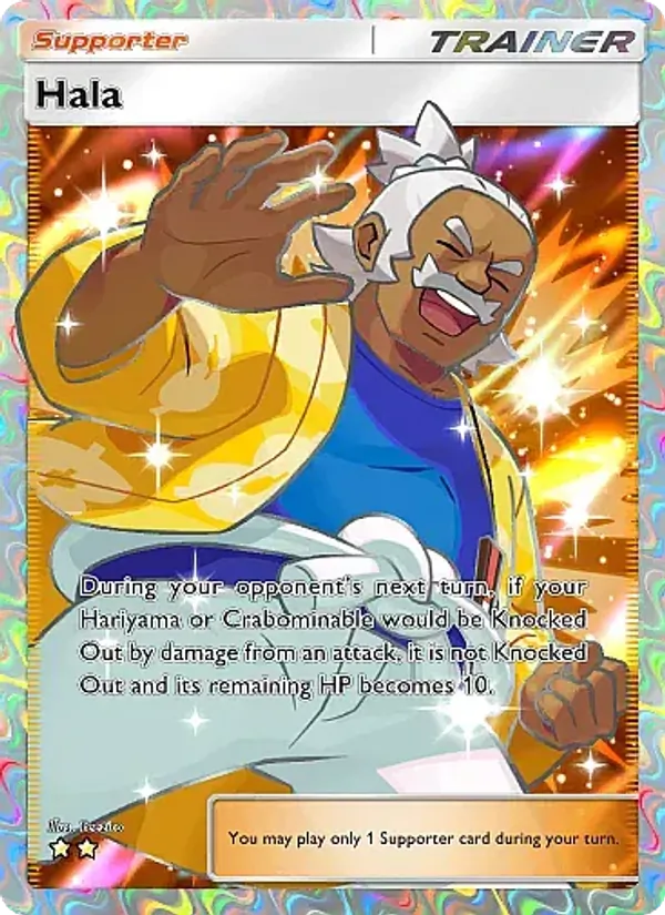 Hala - Mega Rising Pokemon Card