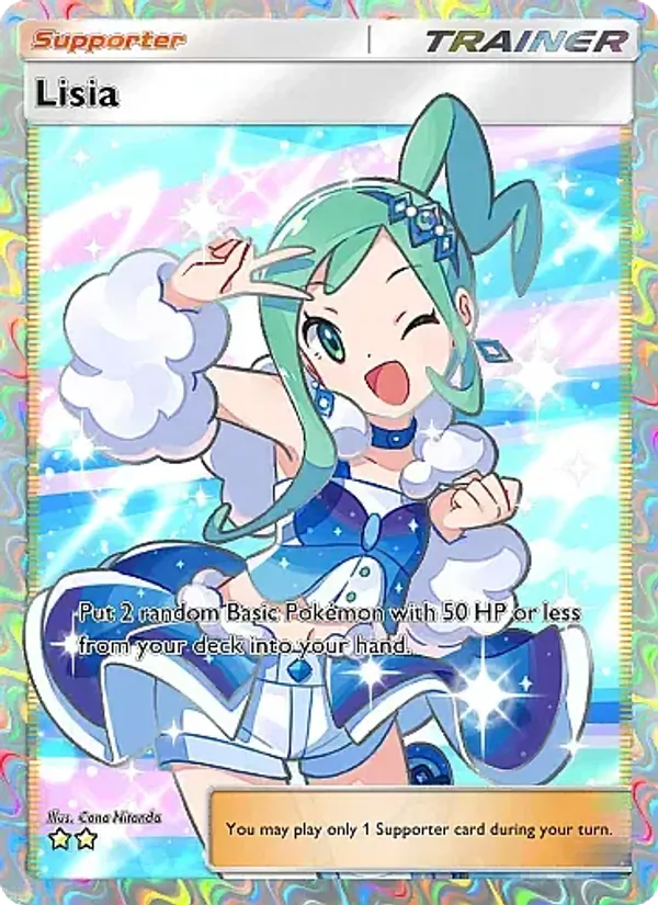Lisia - Mega Rising Pokemon Card
