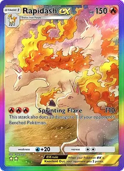 Rapidash ex - Mega Rising
