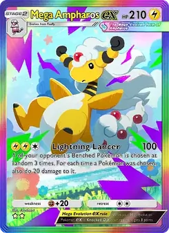 Mega Ampharos ex - Mega Rising