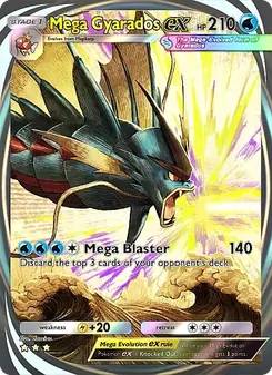 Mega Gyarados ex - Mega Rising