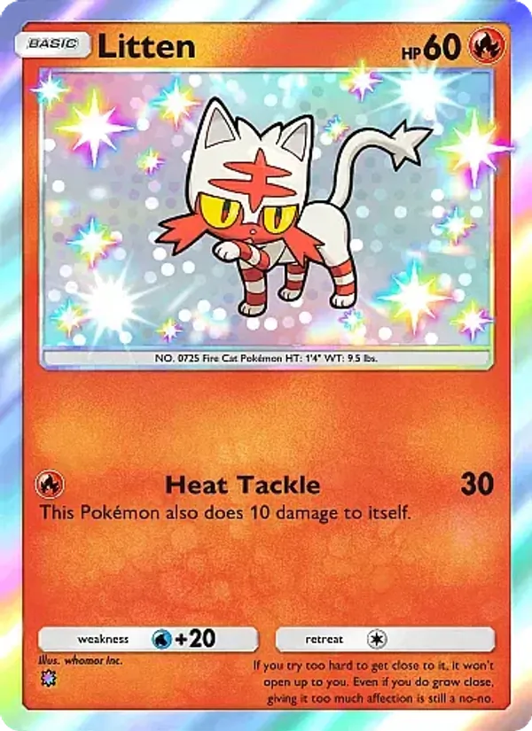 Litten - Mega Rising Pokemon Card
