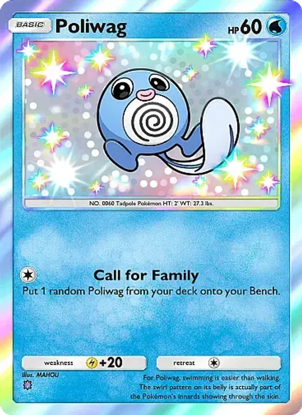 Poliwag - Mega Rising Pokemon Card