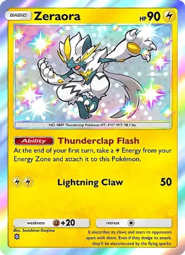 Zeraora - Mega Rising Pokemon Card