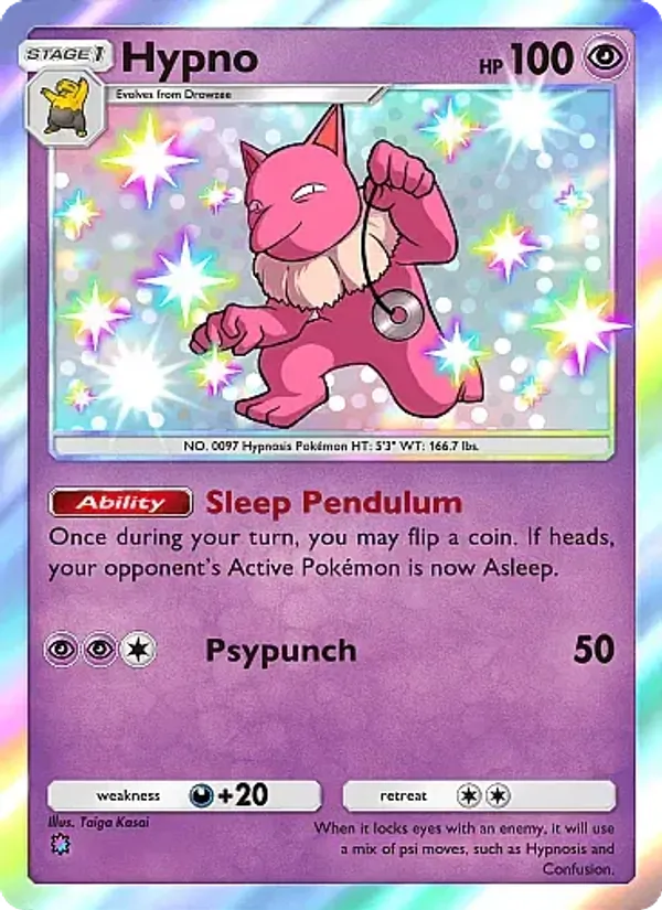 Hypno - Mega Rising Pokemon Card