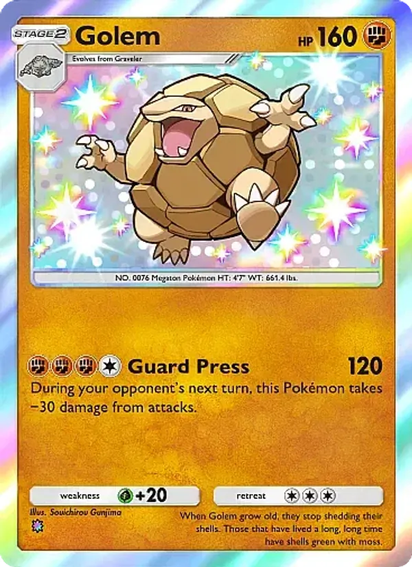 Golem - Mega Rising Pokemon Card