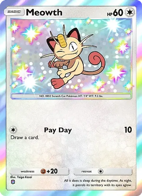 Meowth - Mega Rising Pokemon Card
