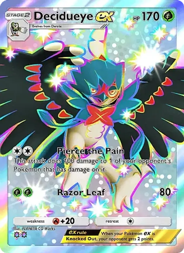 Decidueye ex - Mega Rising Pokemon Card