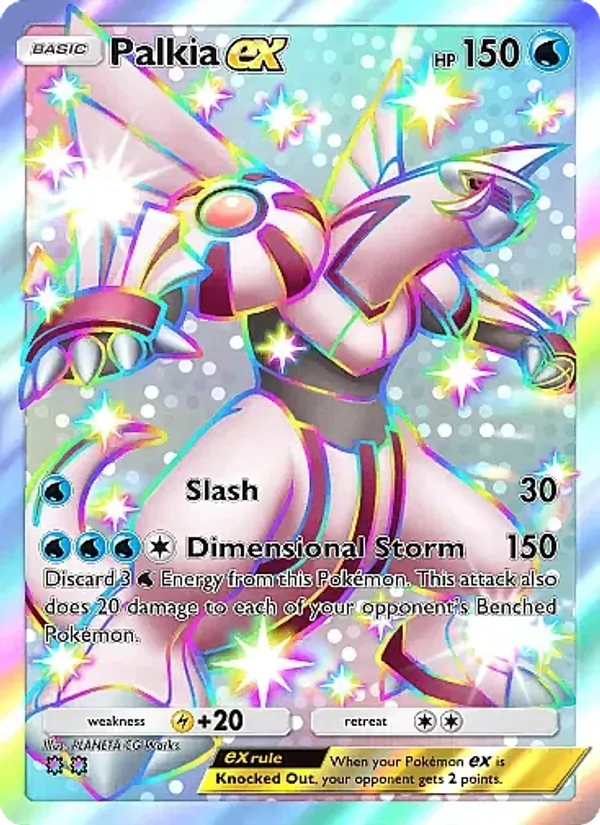 Palkia ex - Mega Rising Pokemon Card