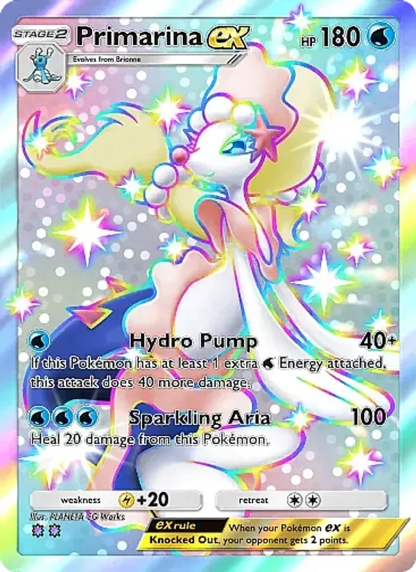 Primarina ex - Mega Rising Pokemon Card