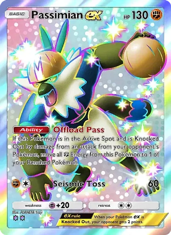 Passimian ex - Mega Rising Pokemon Card