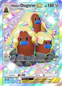 Alolan Dugtrio ex - Mega Rising
