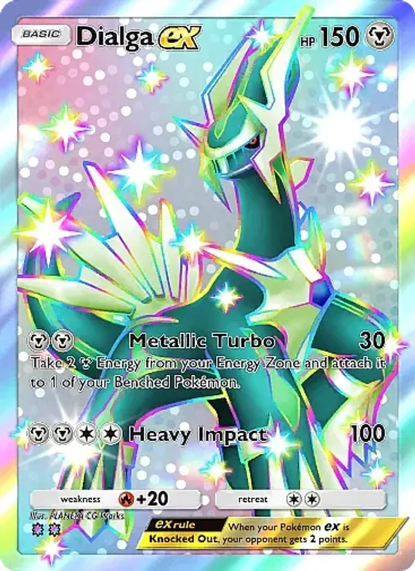 Dialga ex - Mega Rising Pokemon Card