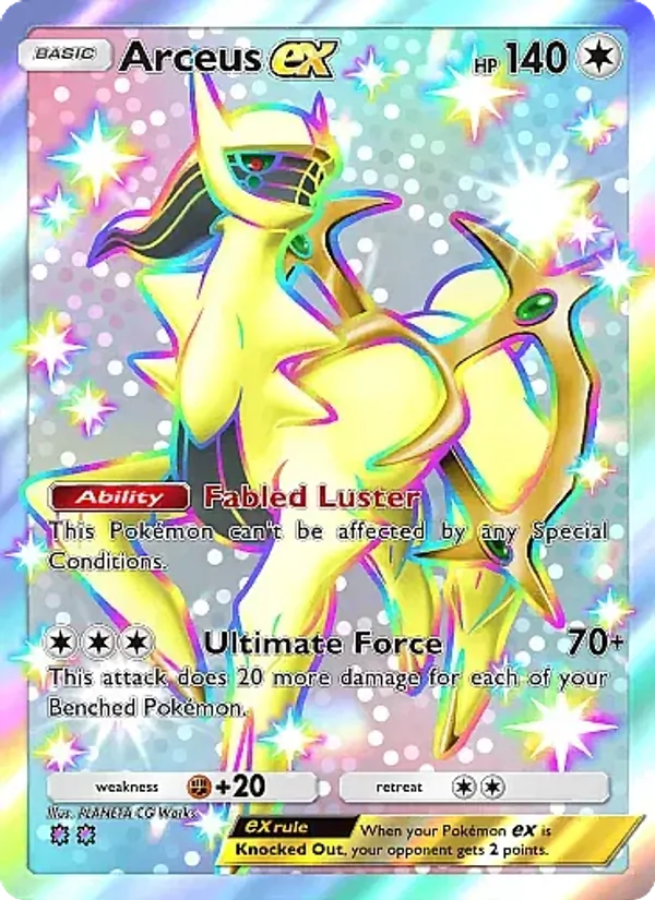 Arceus ex - Mega Rising Pokemon Card