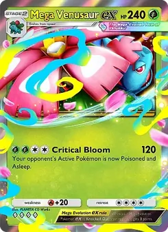 Mega Venusaur ex - Crimson Blaze
