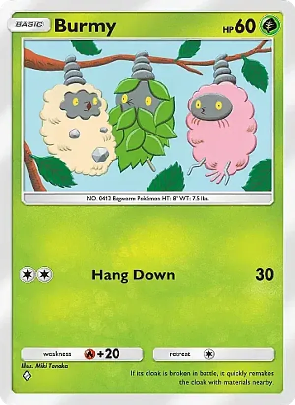 Burmy - Crimson Blaze Pokemon Card