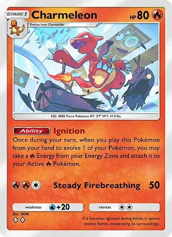 Charmeleon - Crimson Blaze Pokemon Card