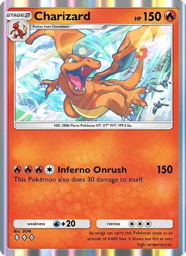 Charizard - Crimson Blaze Pokemon Card
