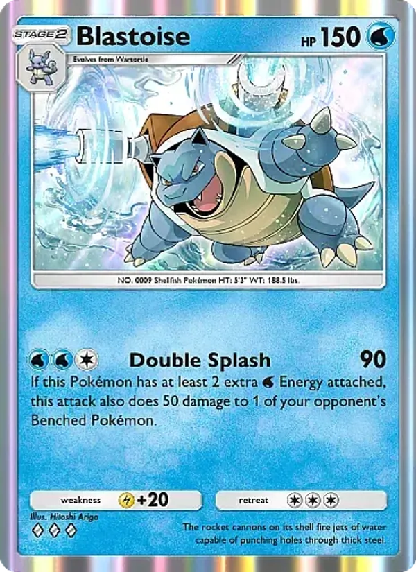 Blastoise - Crimson Blaze Pokemon Card