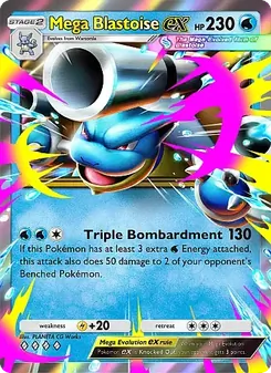 Mega Blastoise ex - Crimson Blaze
