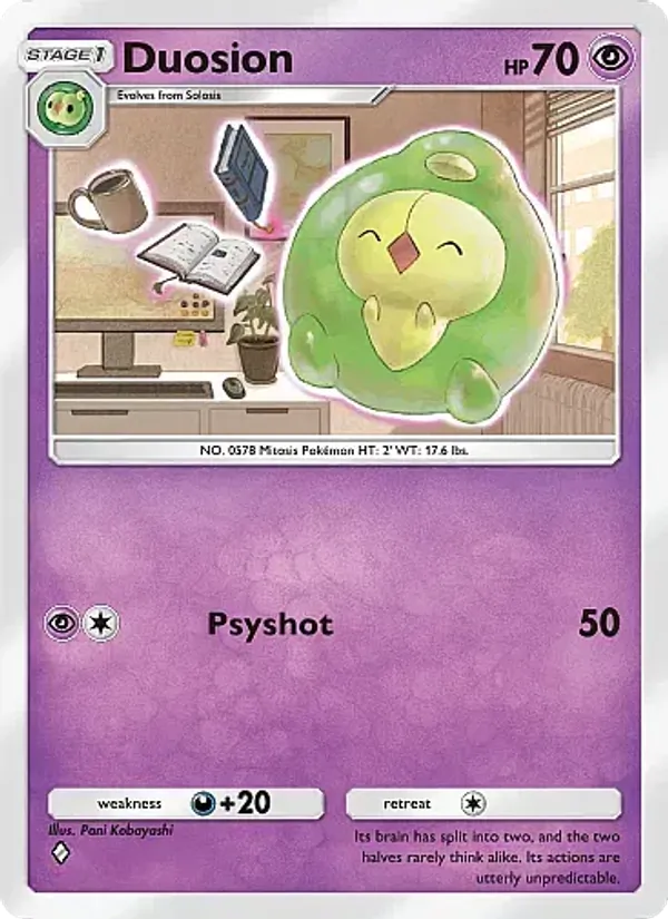 Duosion - Crimson Blaze Pokemon Card