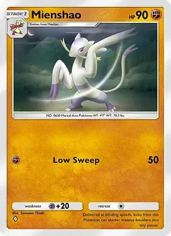 Mienshao - Crimson Blaze