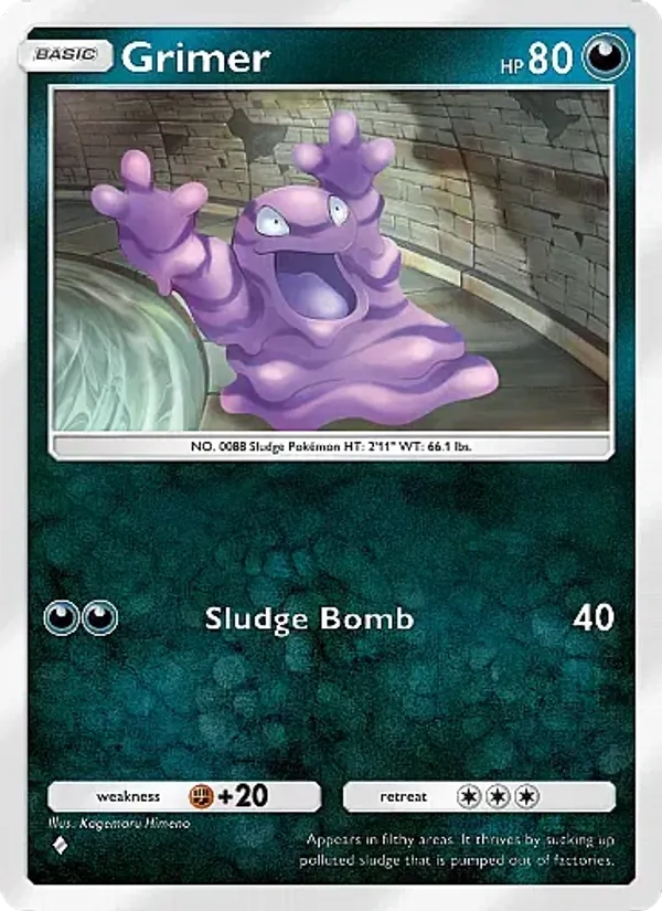 Grimer - Crimson Blaze Pokemon Card