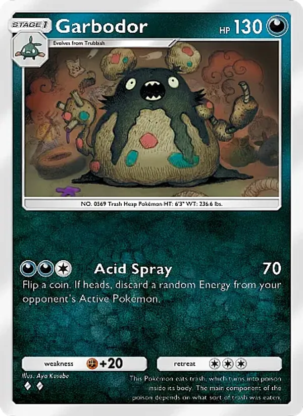 Garbodor - Crimson Blaze Pokemon Card