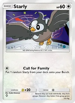 Starly - Crimson Blaze