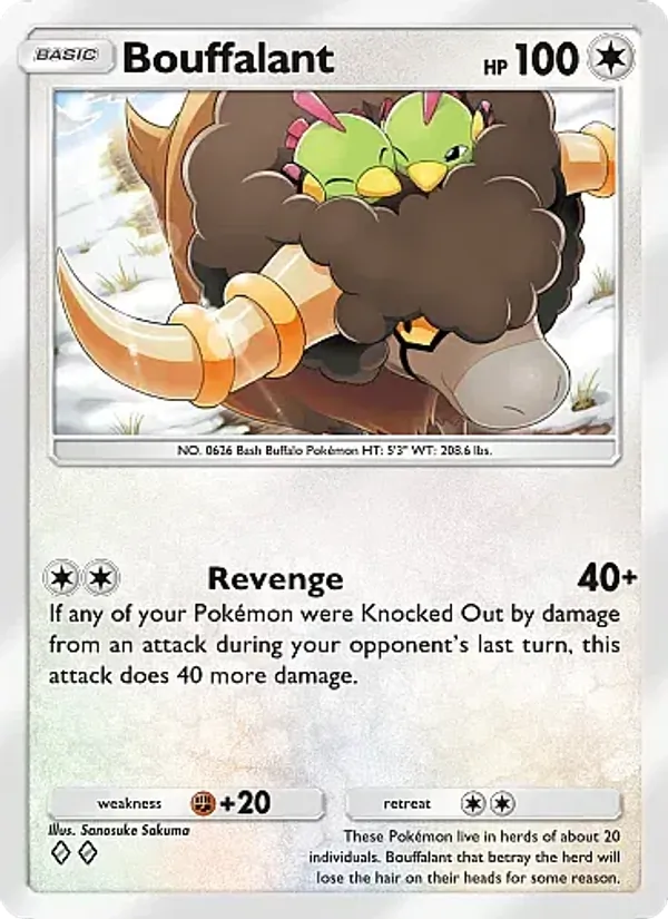 Bouffalant - Crimson Blaze Pokemon Card