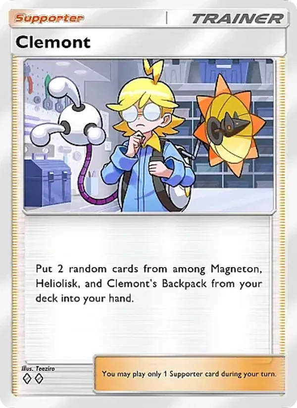 Clemont - Crimson Blaze Pokemon Card