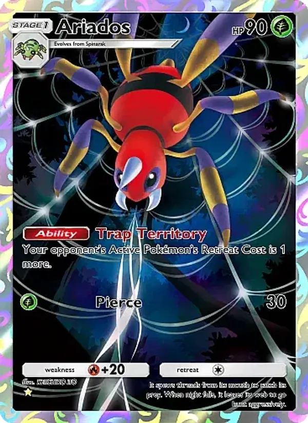 Ariados - Crimson Blaze Pokemon Card