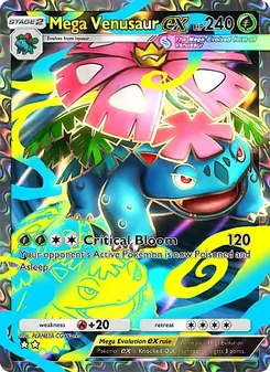 Mega Venusaur ex - Crimson Blaze