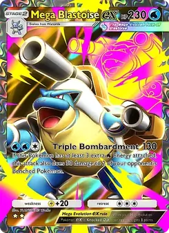 Mega Blastoise ex - Crimson Blaze