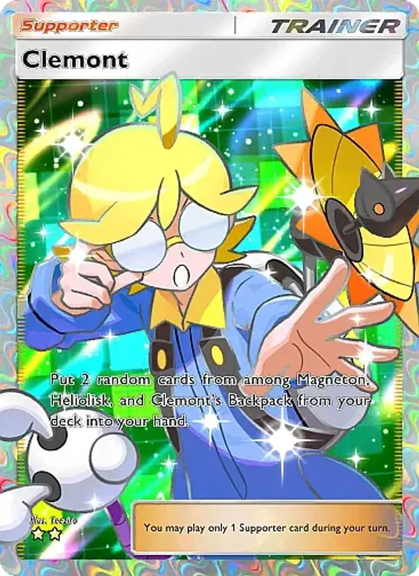 Clemont - Crimson Blaze Pokemon Card