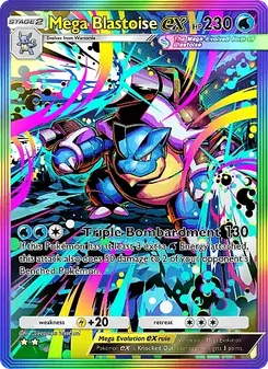 Mega Blastoise ex - Crimson Blaze