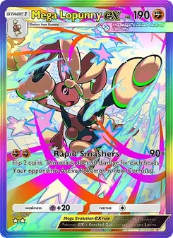 Mega Lopunny ex - Crimson Blaze