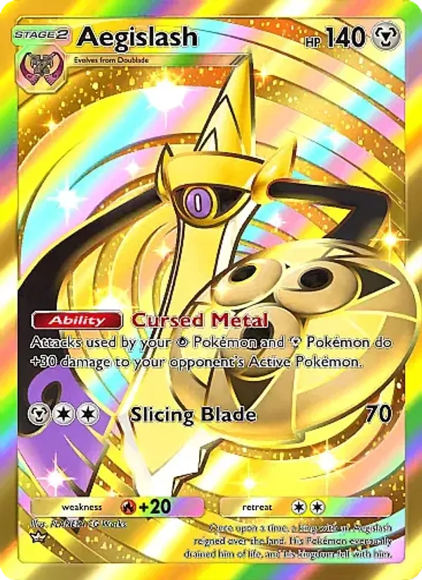 Aegislash - Crimson Blaze Pokemon Card