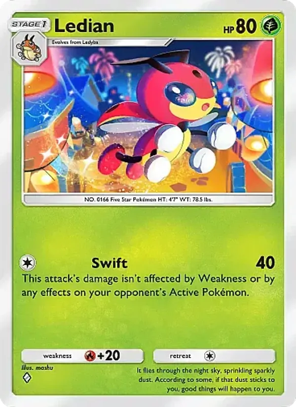 Ledian - Fantastical Parade Pokemon Card